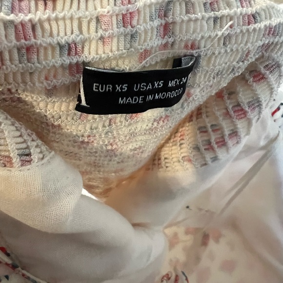 Zara Floral Tie Strap Top - Picture 2 of 5